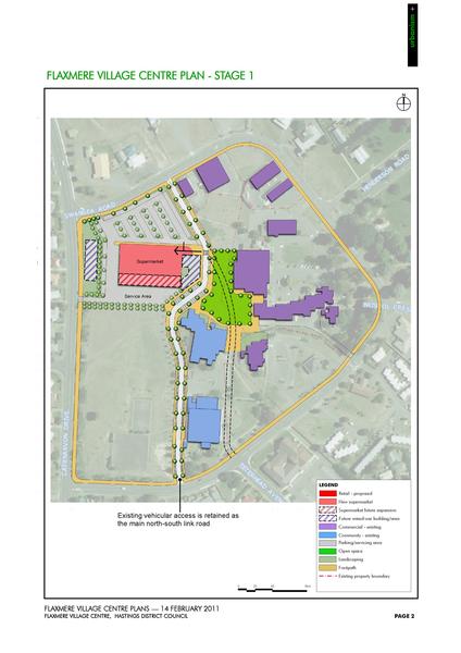 Stage one Flaxmere town upgrade